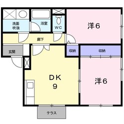 ダンディシャトーの物件間取画像